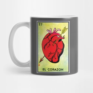 El Corazon tarot card Mug
